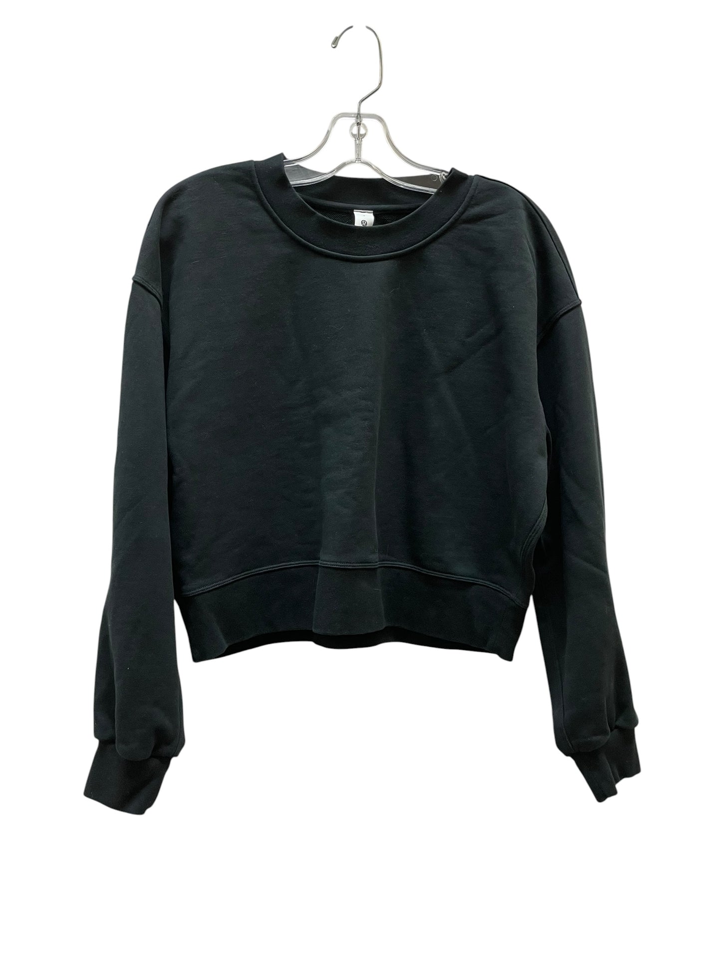 Athletic Sweatshirt Collar By Lululemon In Black, Size:4