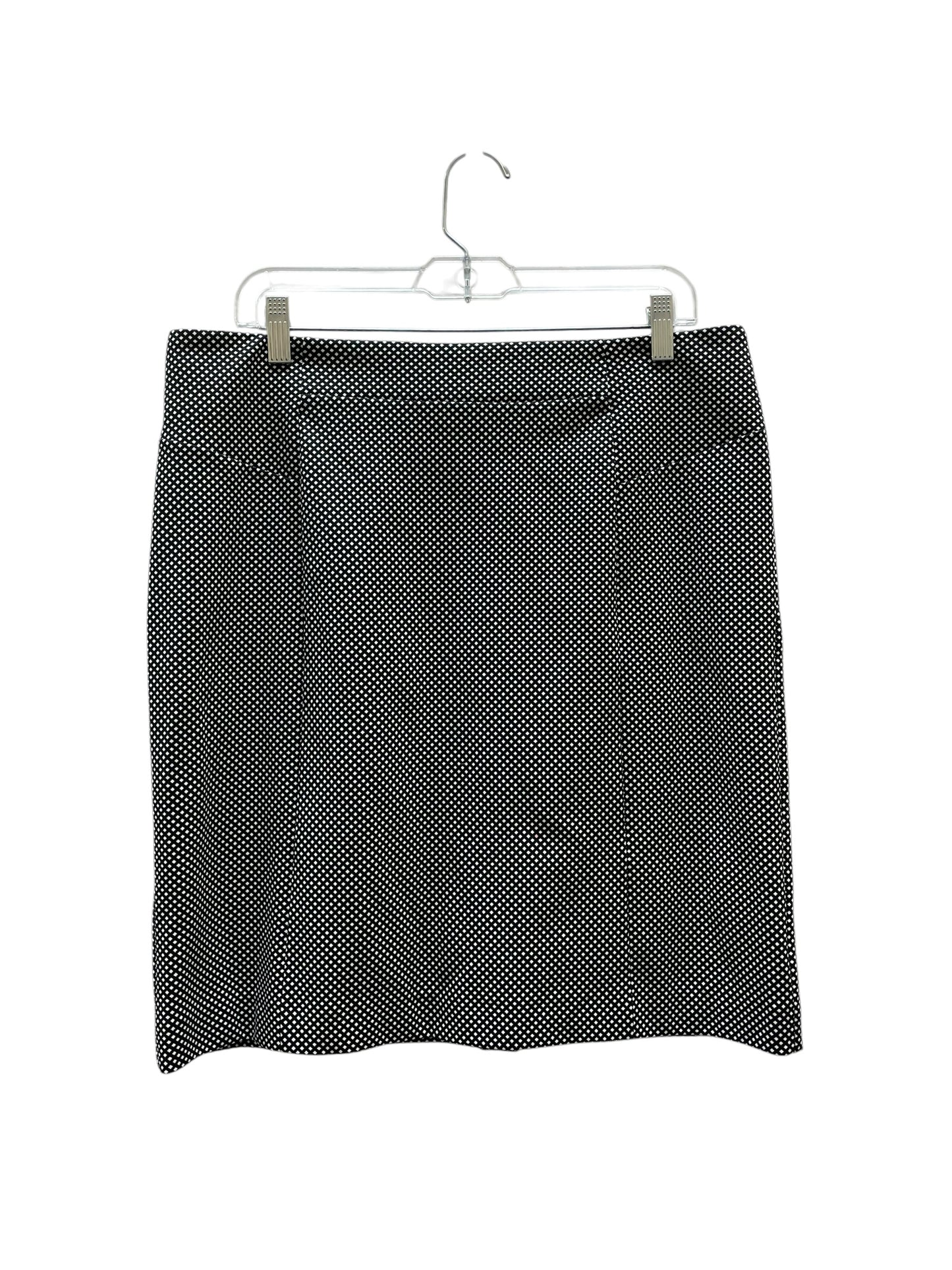 Skirt Designer By Michael Kors In Black & White, Size:L