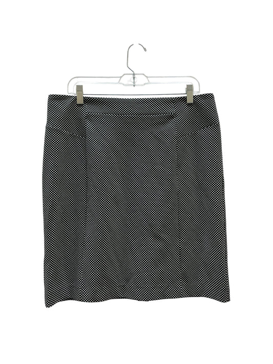 Skirt Designer By Michael Kors In Black & White, Size:L