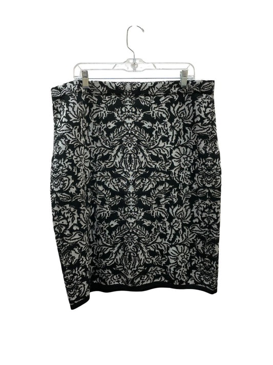 Skirt Midi By Calvin Klein In Black, Size:Xl
