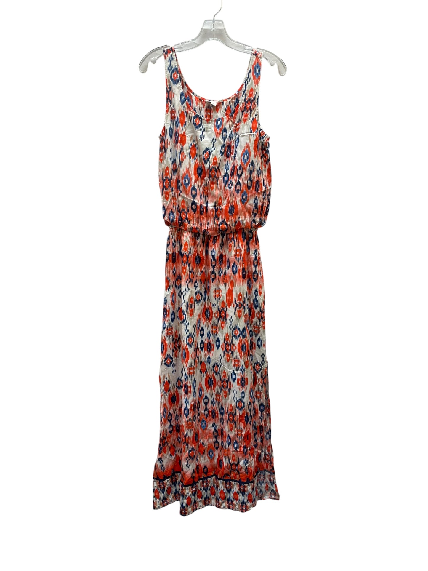 Dress Casual Maxi By Beachlunchlounge In Blue & Orange, Size:S