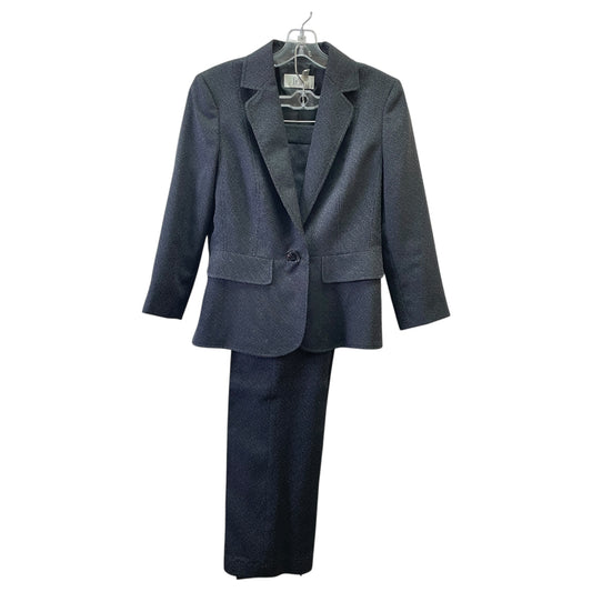 Pants Suit 2Pc By Le Suit In Black, Size:4