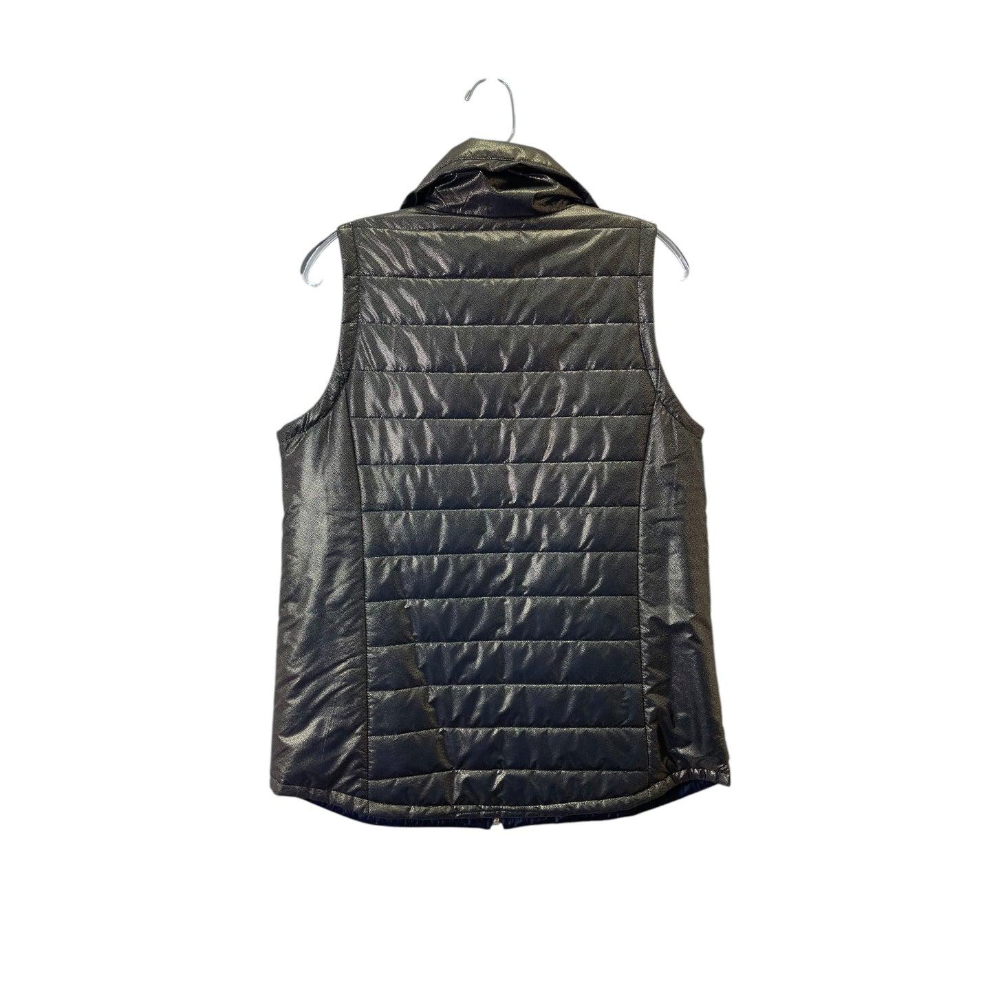 Vest Puffer & Quilted By Zenergy By Chicos In Gold, Size:M