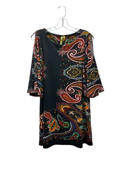 Dress Casual Short By Green Dragon In Multi, Size:M