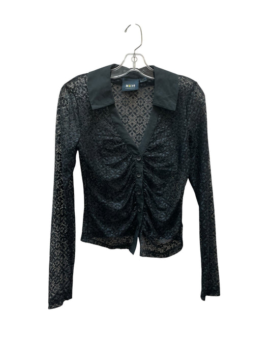 Top Ls Basic By Maeve In Black, Size:S