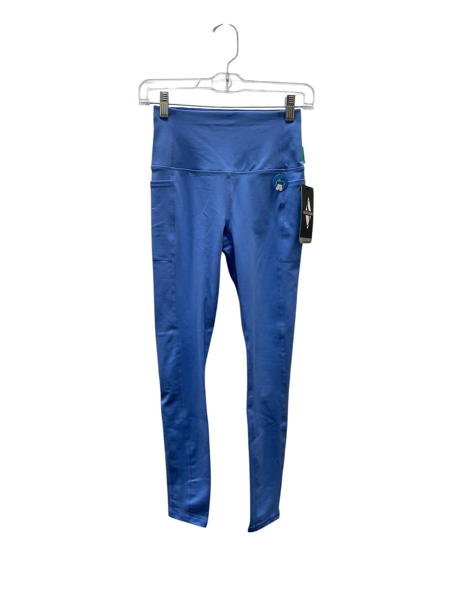 Athletic Leggings By Skechers In Blue, Size:Xs