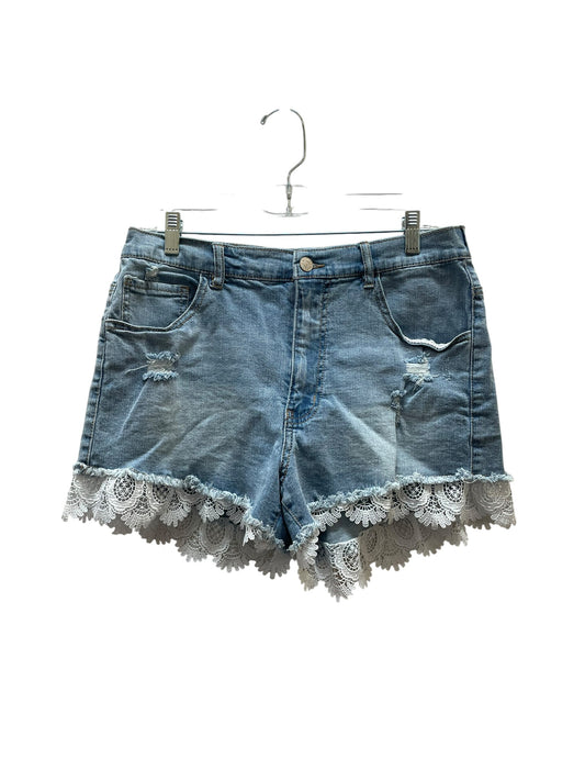 Shorts By Madden Nyc In Blue Denim, Size:14