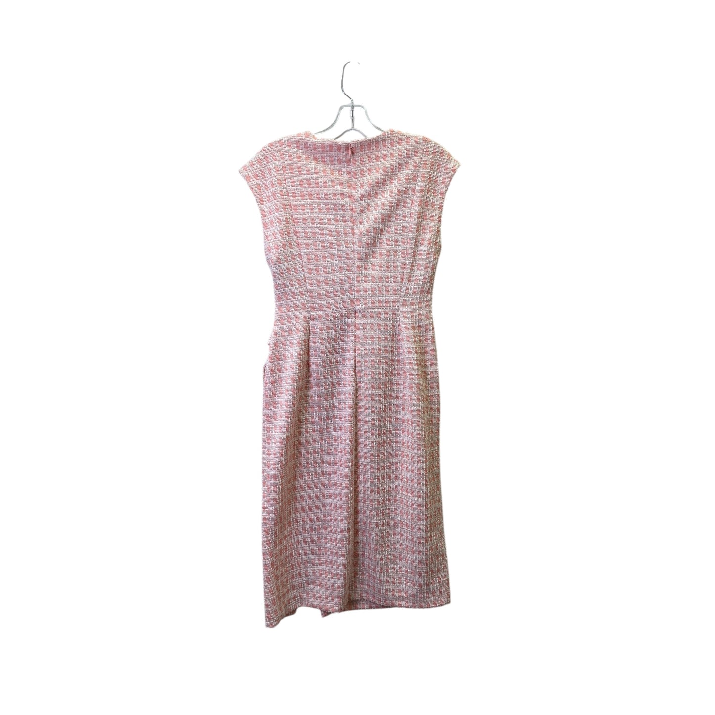Dress Casual Midi By Calvin Klein In Peach, Size:S