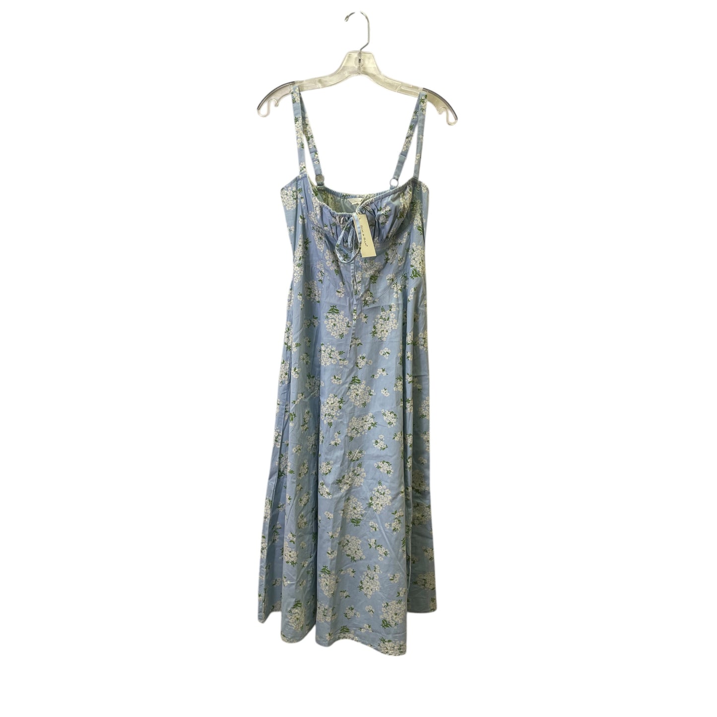 Dress Casual Midi By Sim & Sam In Blue, Size:M