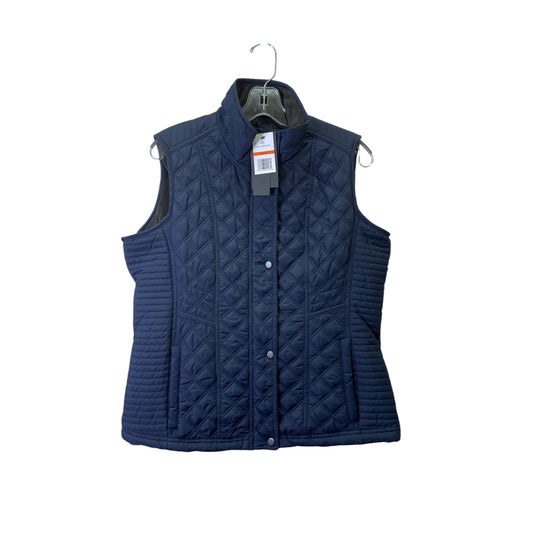 Vest Puffer & Quilted By Weatherproof In Navy, Size:M