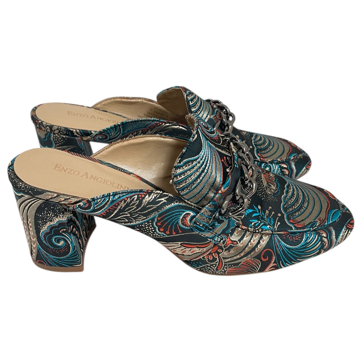 Shoes Heels Kitten By Enzo Angiolini In Multi, Size:7.5