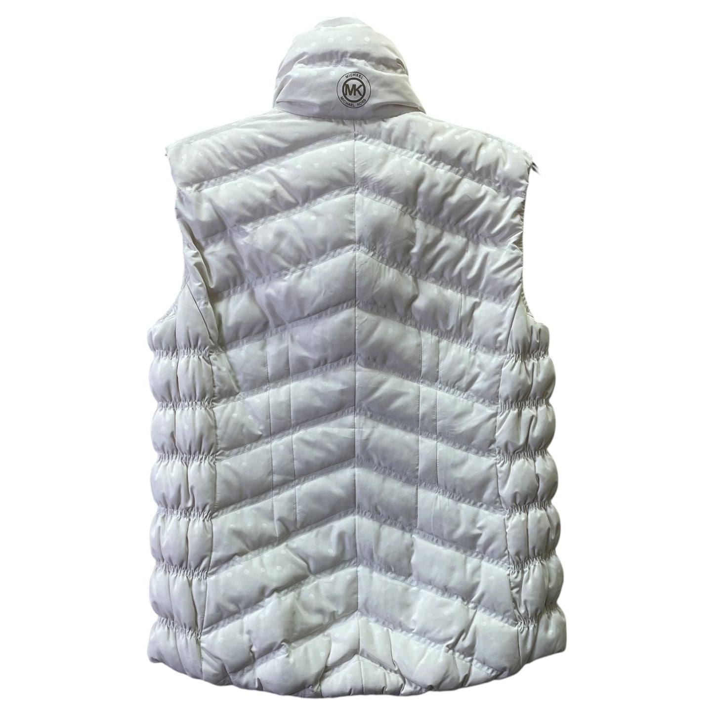 Vest Puffer & Quilted By Michael By Michael Kors In Ivory, Size:S