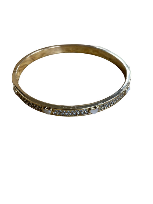 Bracelet Cuff By Cme In Gold & White