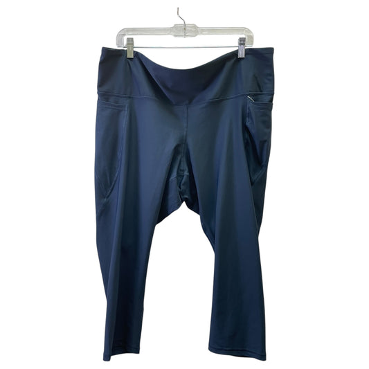 Athletic Leggings By Old Navy In Blue, Size:3X