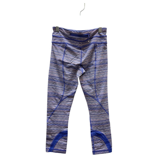 Athletic Leggings By Lululemon In Purple, Size:4