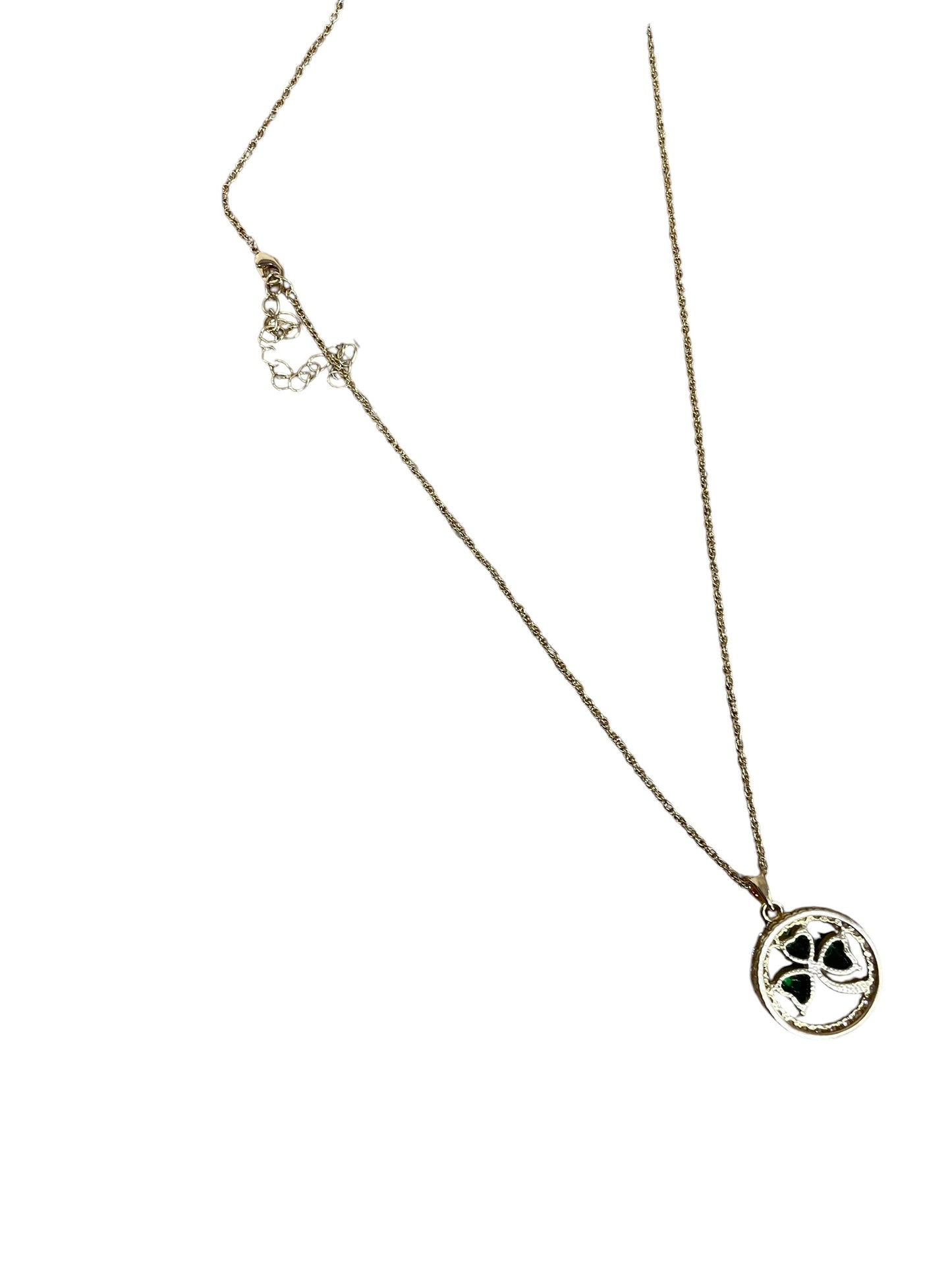 Necklace Pendant By Cme In Gold & Green
