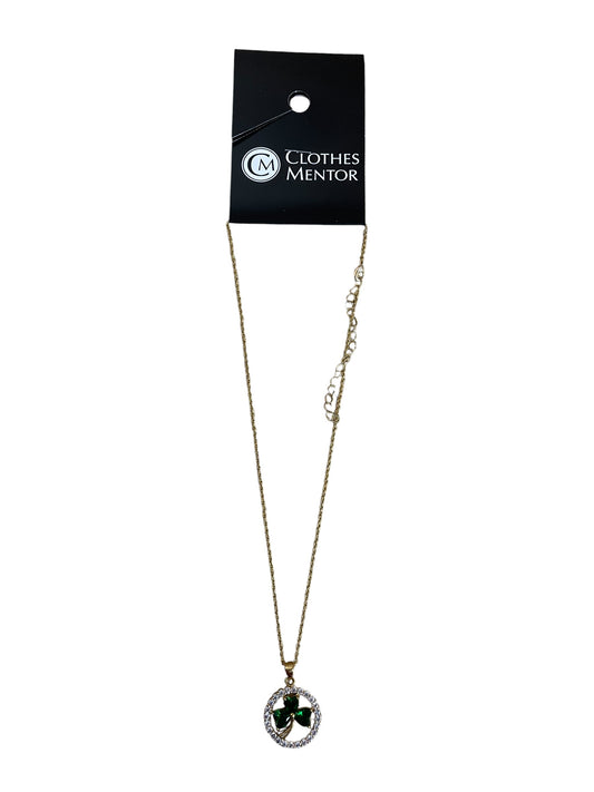 Necklace Pendant By Cme In Gold & Green