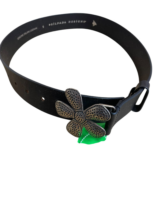 Belt By Silpada In Black & Silver