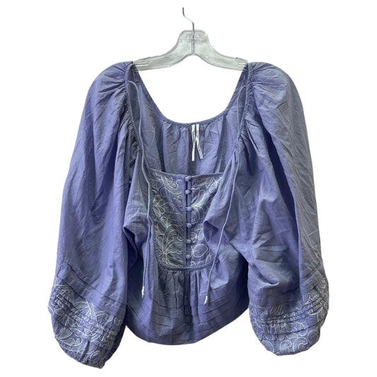 Top Ls By Anthropologie In Purple, Size:S