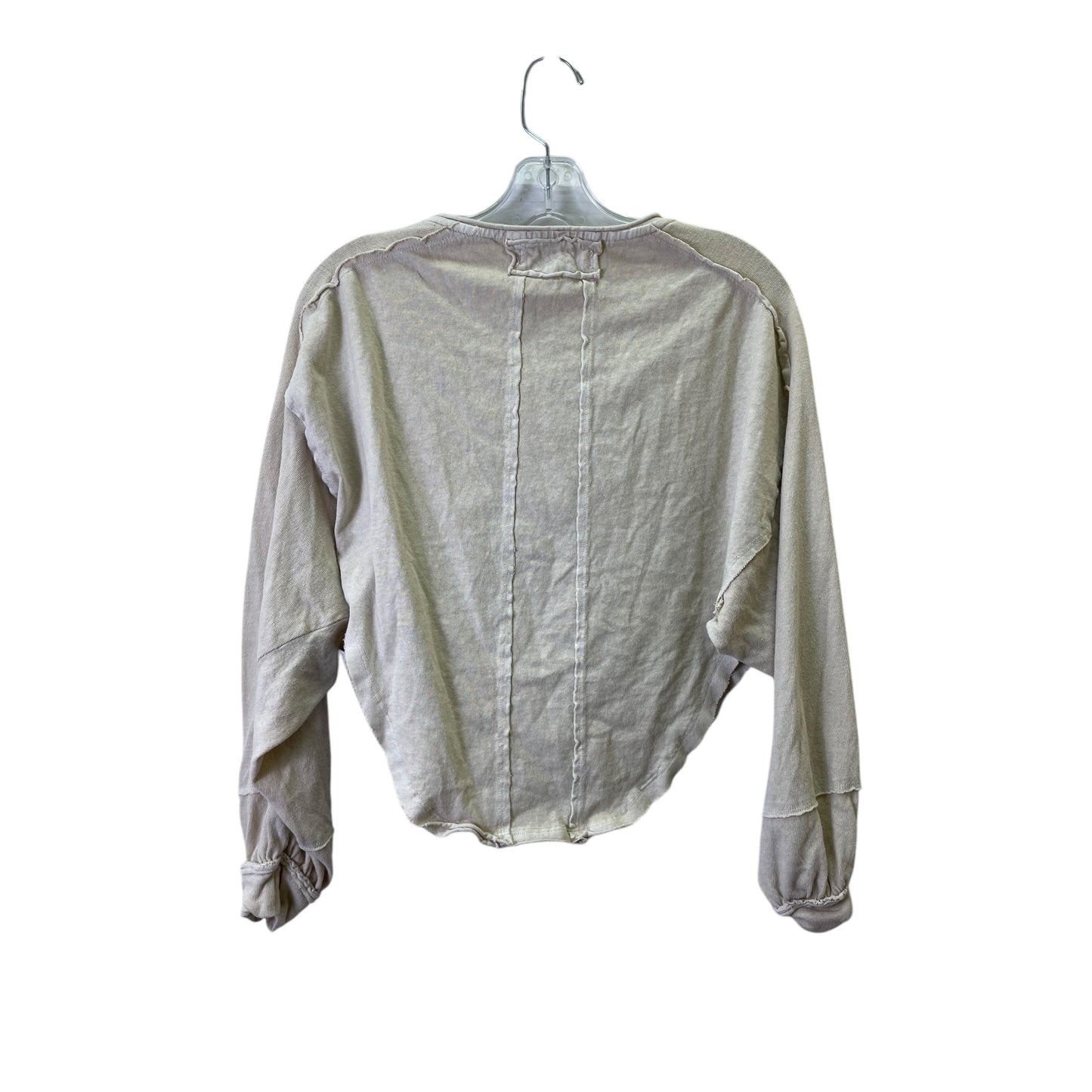 Top Ls Basic By We The Free In Beige, Size:Xs