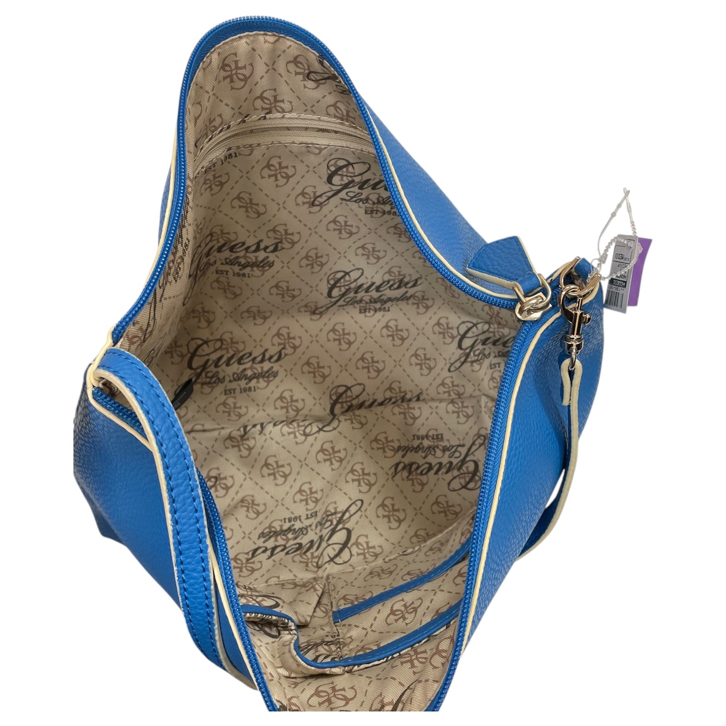 Handbag By Guess In Blue, Size:Medium