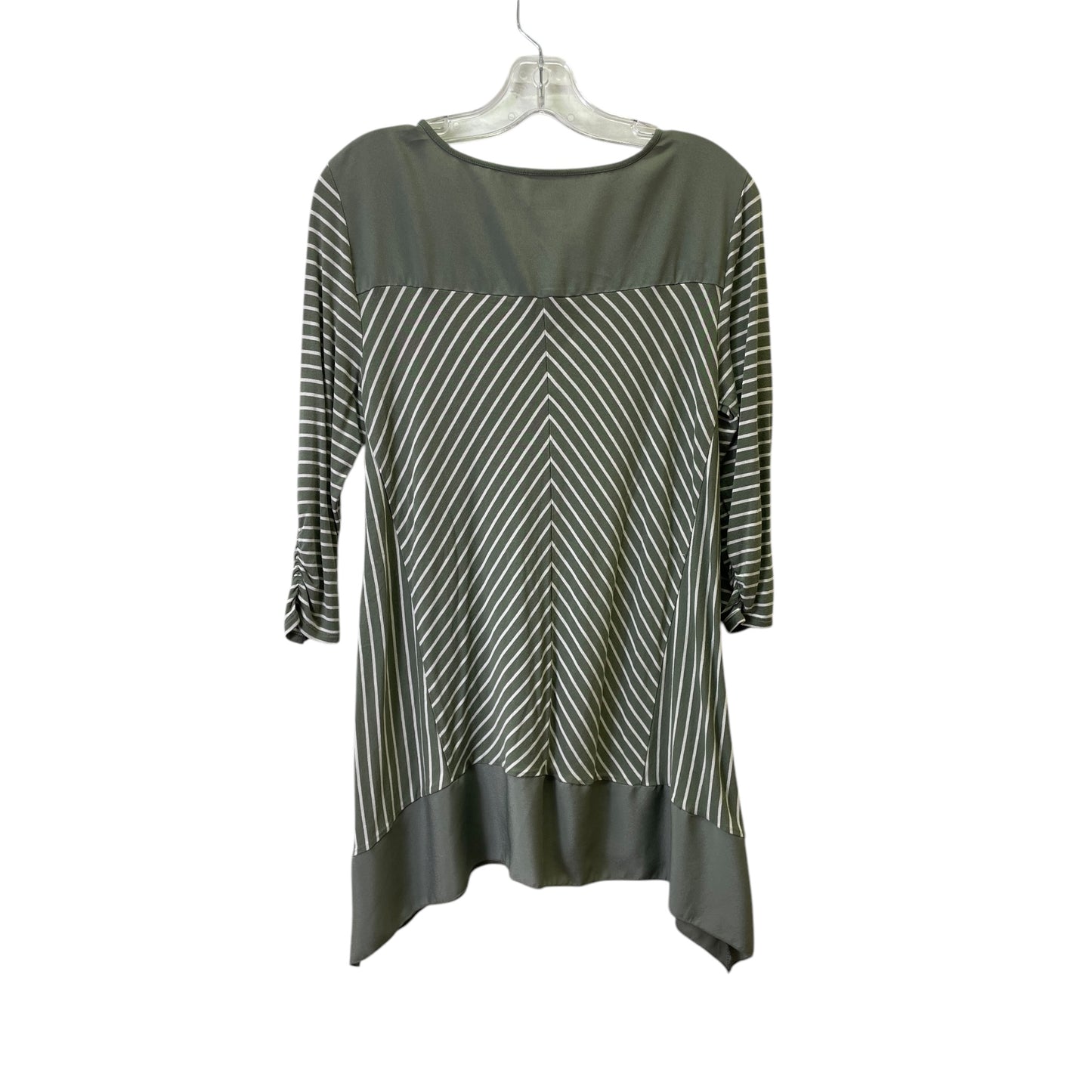 Top Ls By Chicos In Cream & Green, Size:S