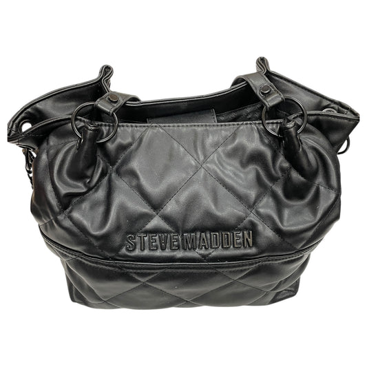 Handbag By Steve Madden In Black, Size:Large