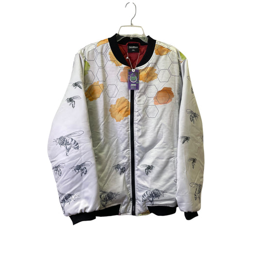 Jacket Other By Fresh Hoods In White, Size:1X