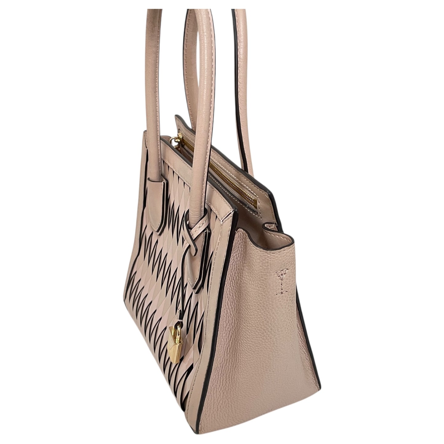 Handbag Designer By Michael Kors In Pink, Size:Small