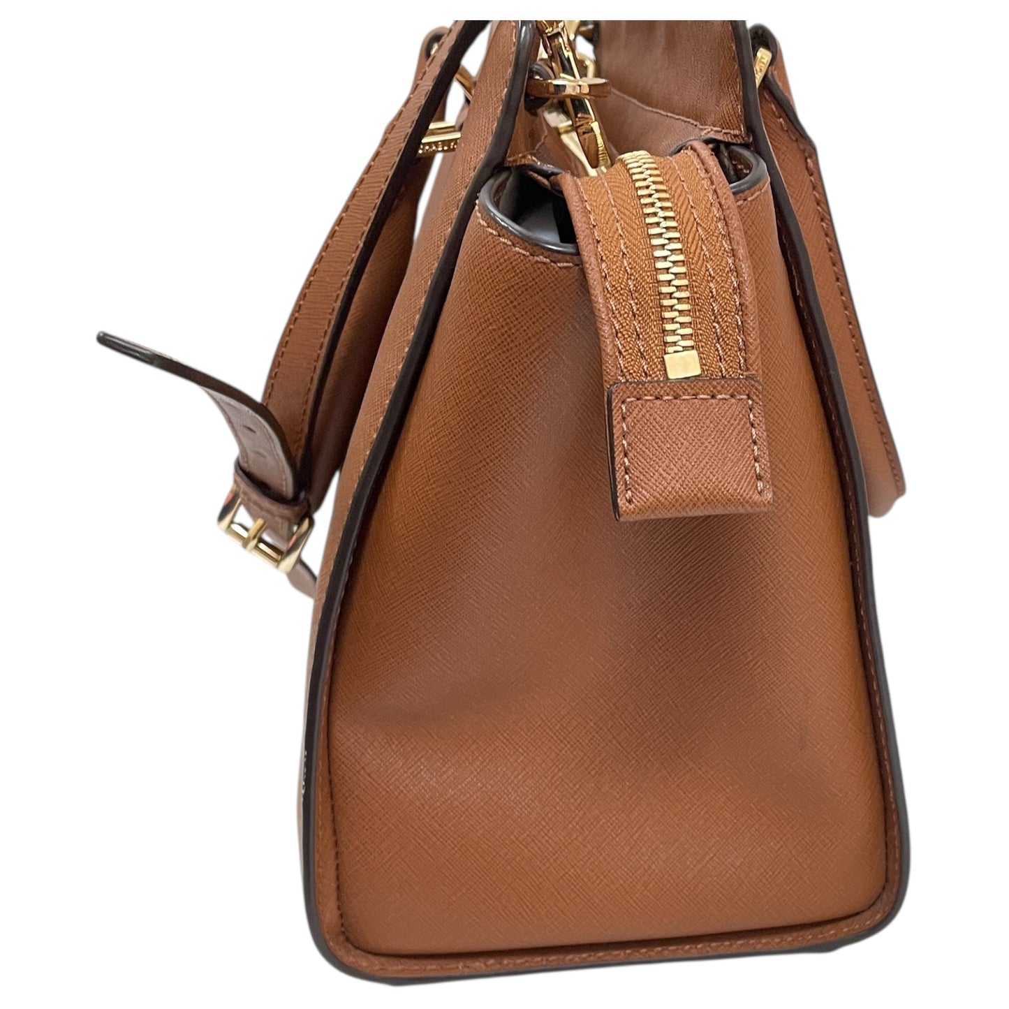 Handbag Designer By Michael Kors In Brown, Size:Large