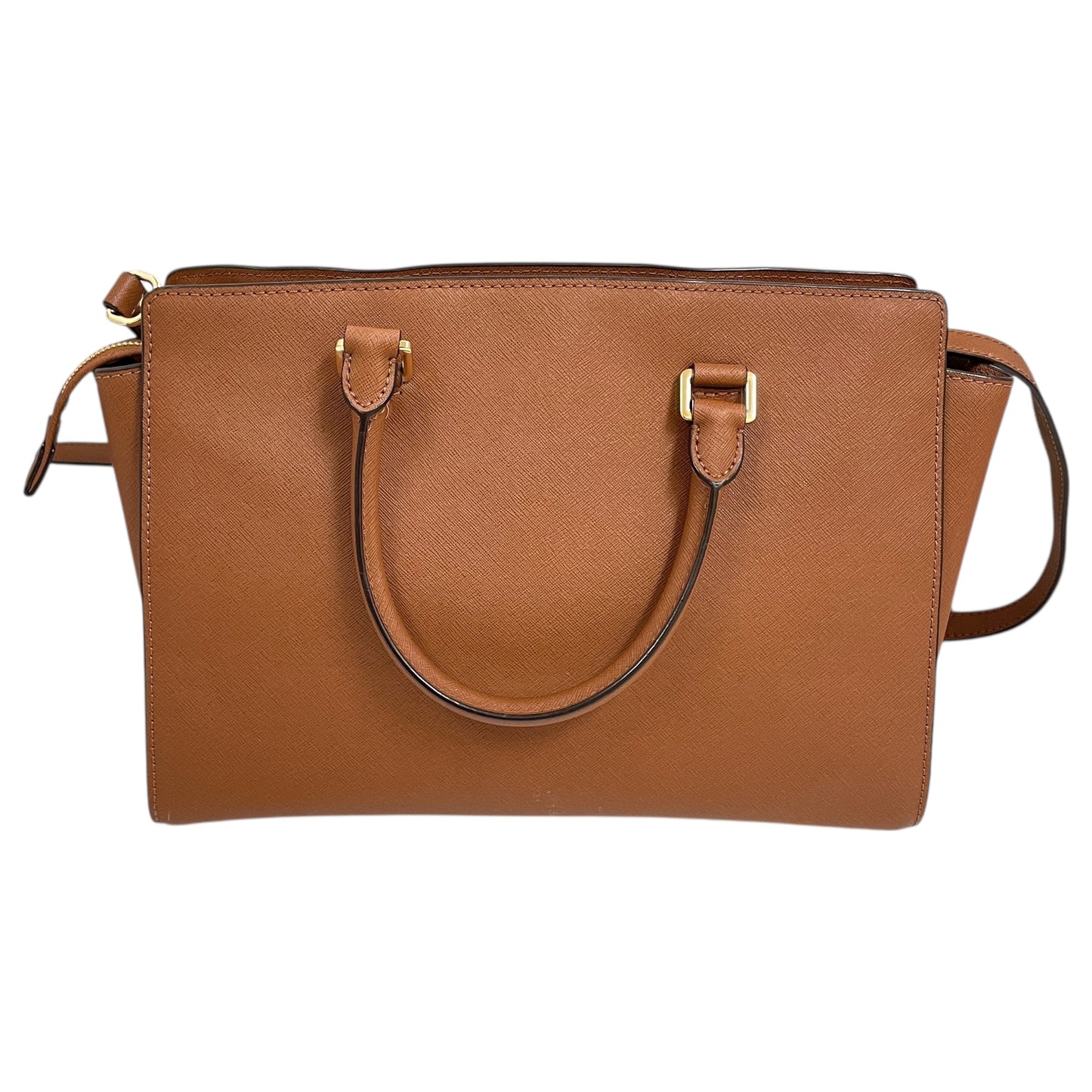 Handbag Designer By Michael Kors In Brown, Size:Large