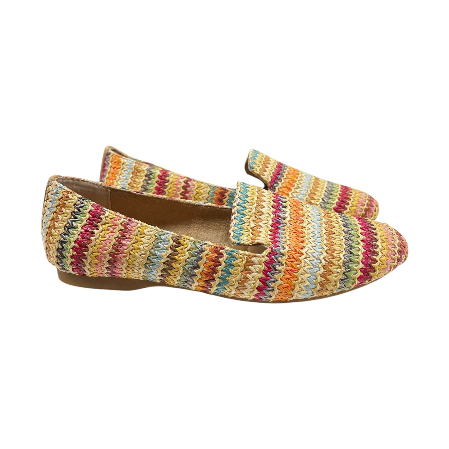 Shoes Flats By Kelly And Katie In Multi, Size:6.5