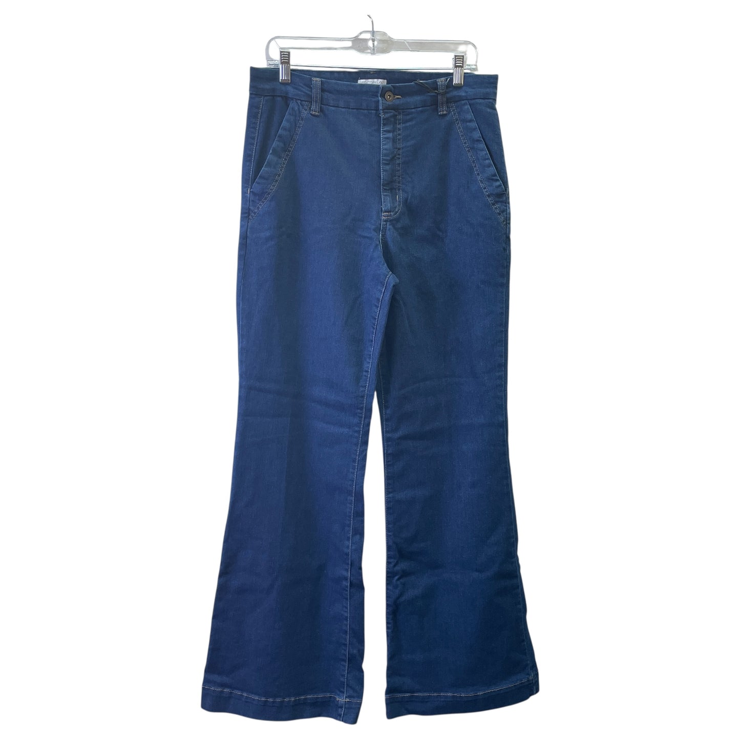Jeans Flared By Sofia By Sofia Vergara In Blue Denim, Size:12