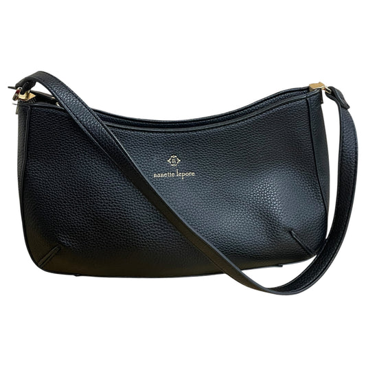 Handbag Leather By Nanette Lepore In Black, Size:Small
