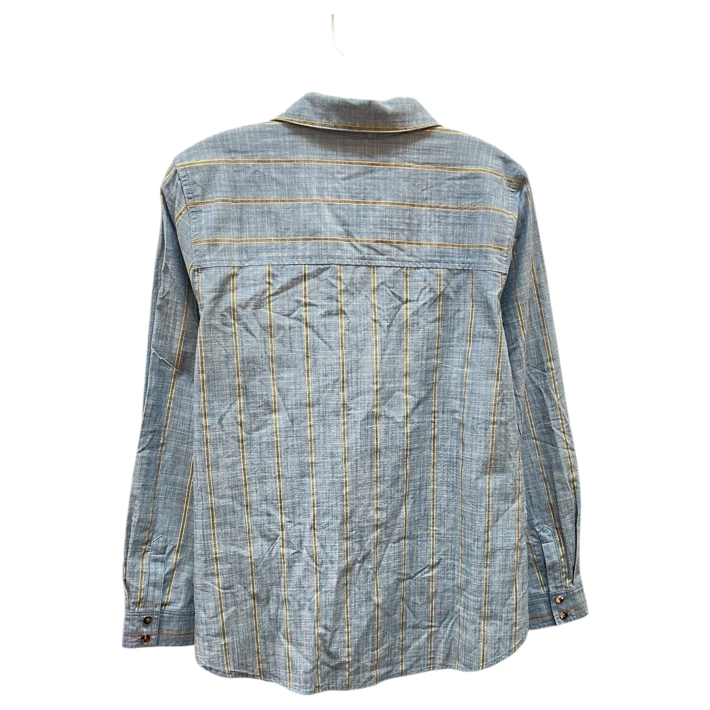 Top Ls By Chicos In Blue & Gold, Size:M