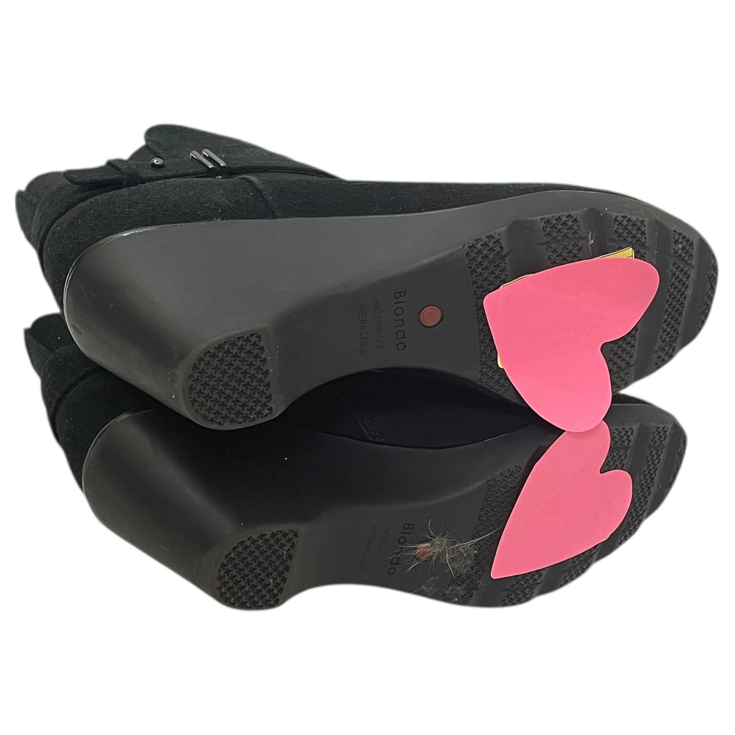 Boots Ankle Heels By Blondo In Black, Size:6.5