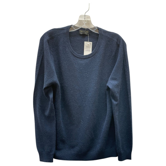 Sweater Cashmere By Charter Club In Blue, Size:L