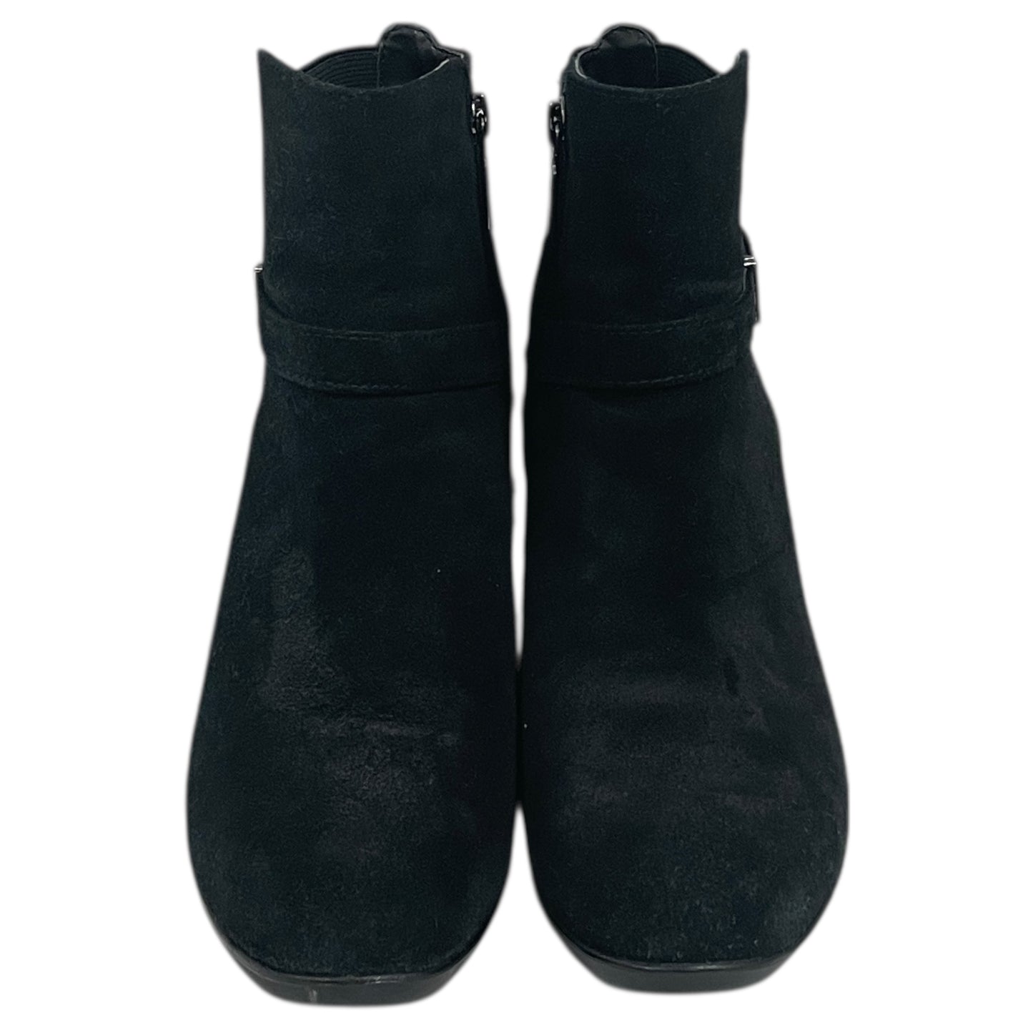 Boots Ankle Heels By Blondo In Black, Size:6.5