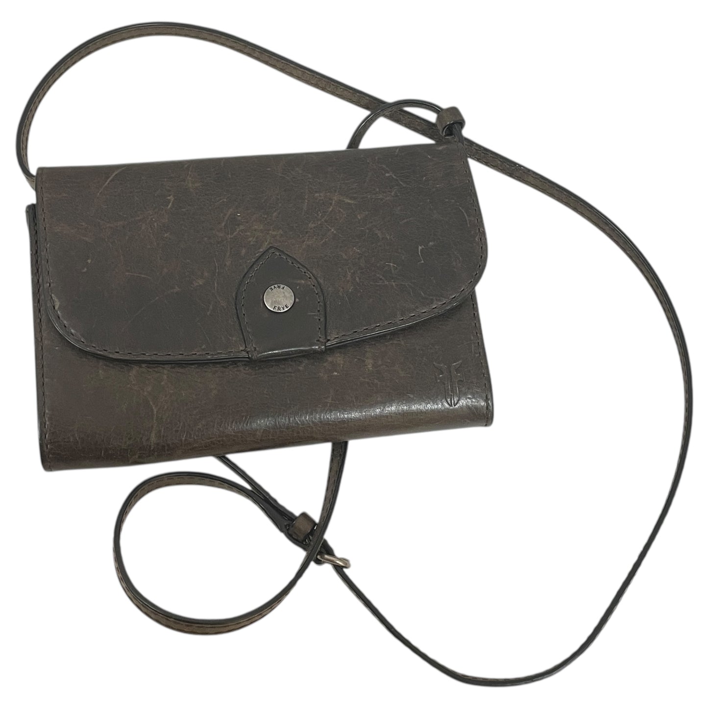 Crossbody Designer By Frye In Brown, Size:Medium