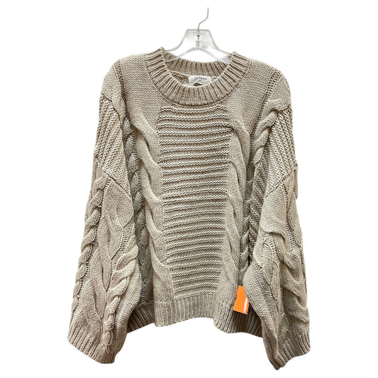 Sweater By Zenana In Beige, Size:Xl