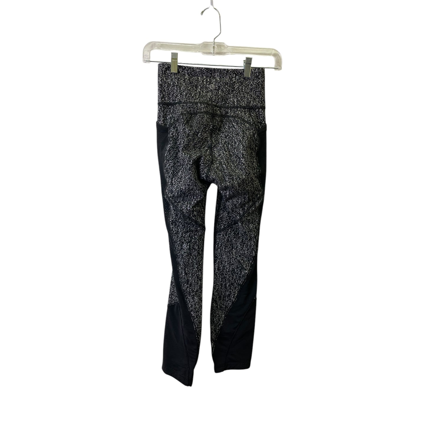 Athletic Leggings By Lululemon In Black & White, Size:Xs
