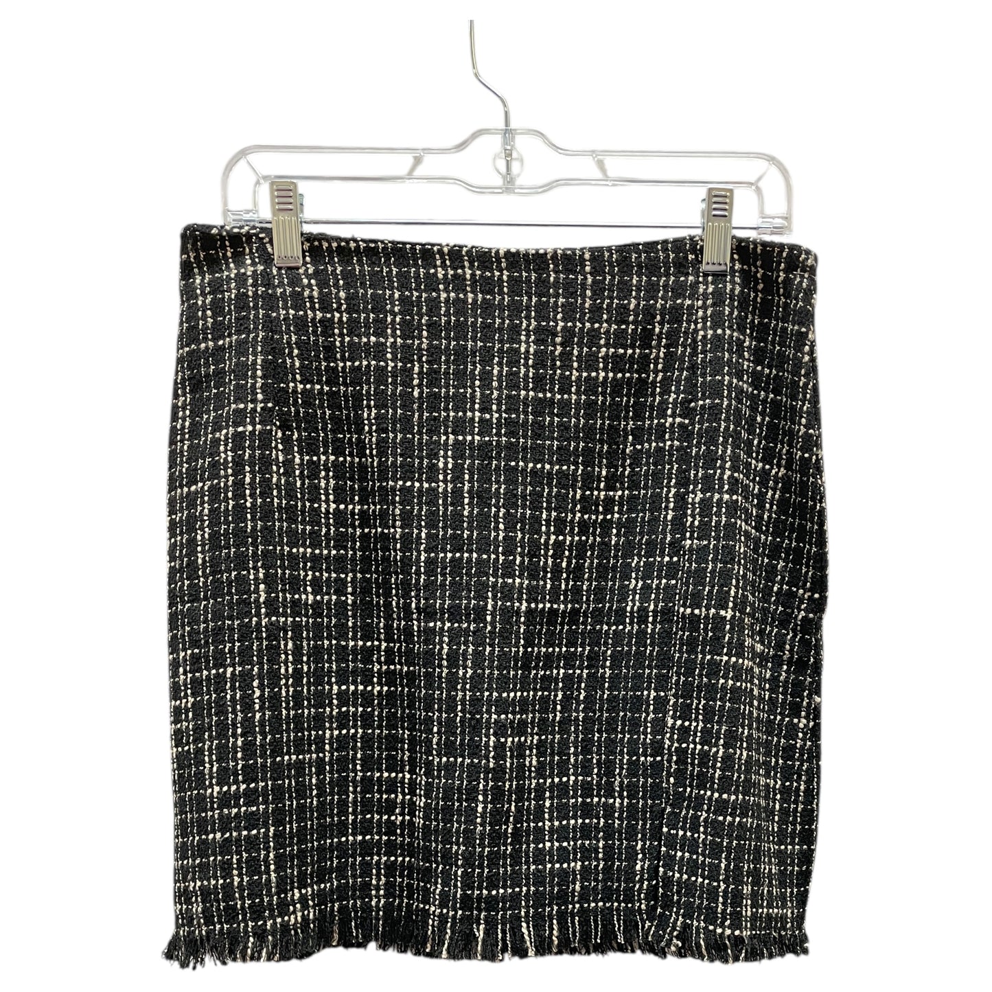 Skirt Midi By Christian Siriano In Black & Cream, Size:M