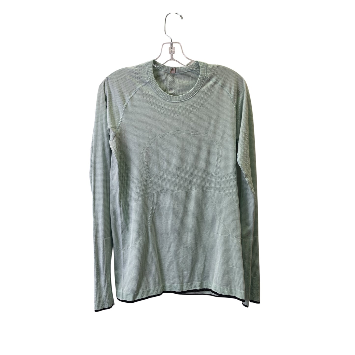 Athletic Top Ls Crewneck By Lululemon In Aqua, Size:M