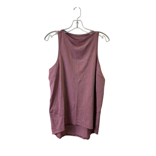 Athletic Tank Top By Lululemon In Purple, Size:L