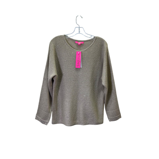 Sweater Designer By Lilly Pulitzer In Gold, Size:S