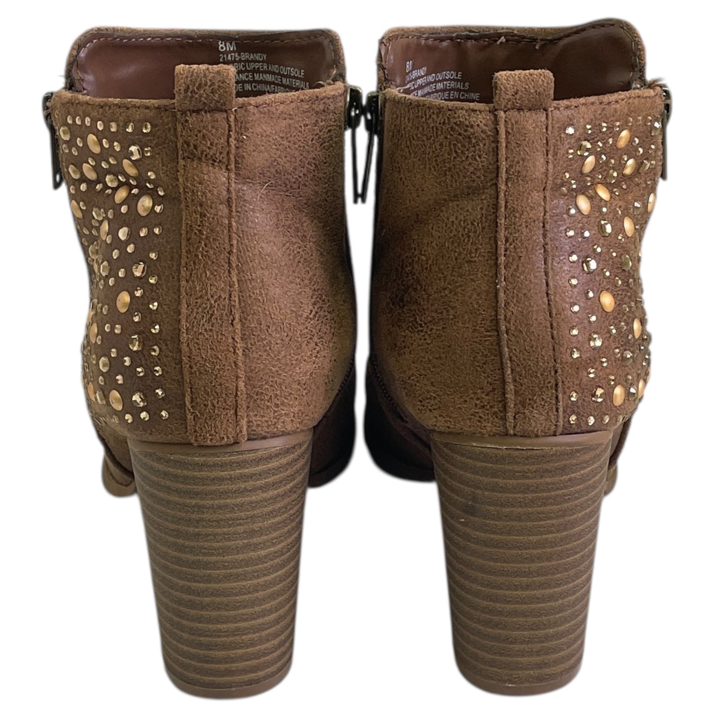 Boots Ankle Heels By Maurices In Tan, Size:8