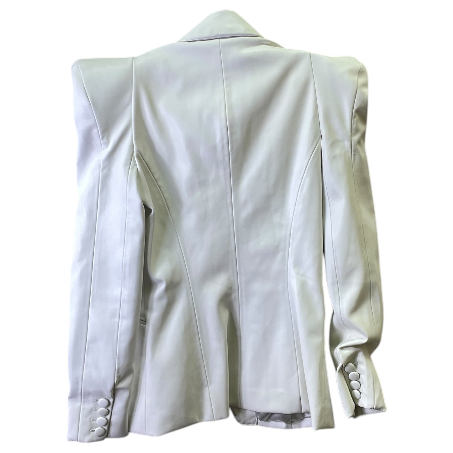 Blazer By FashionNova In White, Size:S