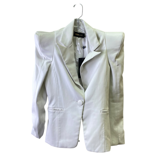 Blazer By FashionNova In White, Size:S