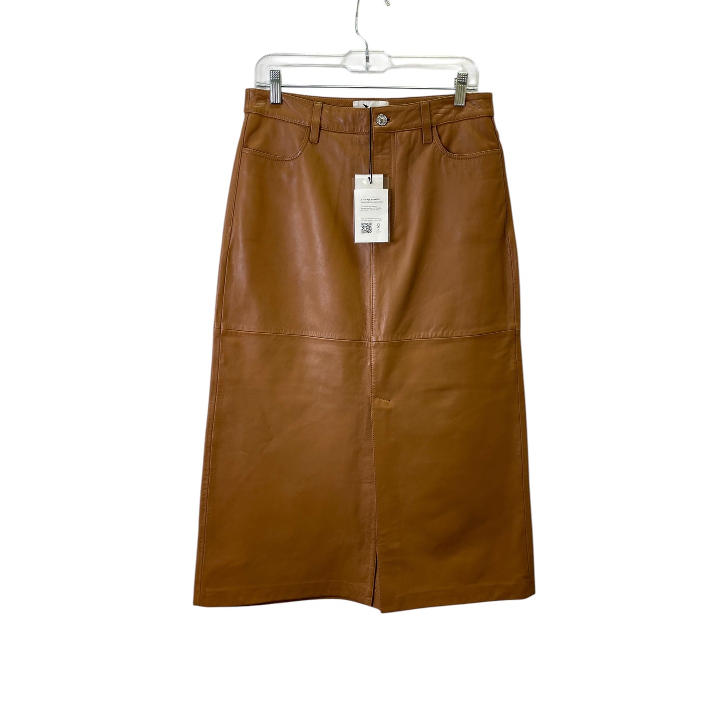 Skirt Midi By 7 For All Mankind In Tan, Size:6