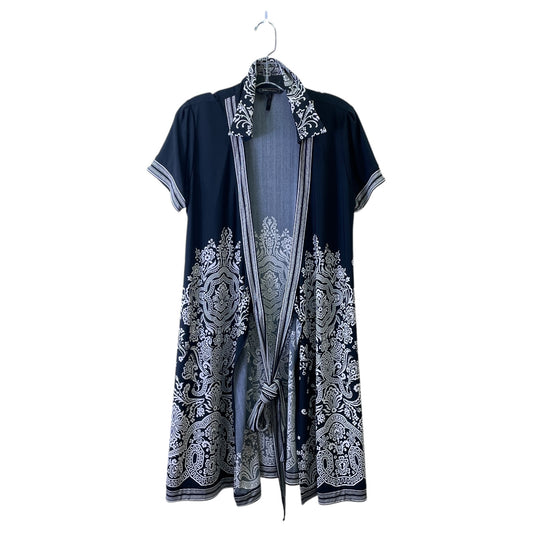 Dress Casual Midi By Bcbgmaxazria In Black & White, Size:M